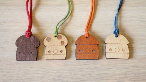 新生活に✨どんぐりネームタグ