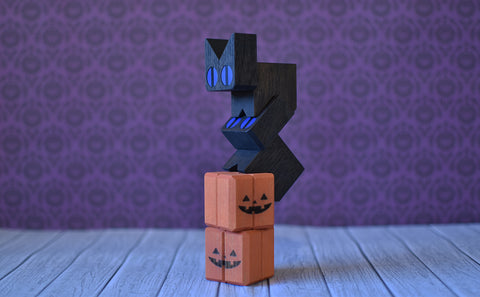 cat block halloween