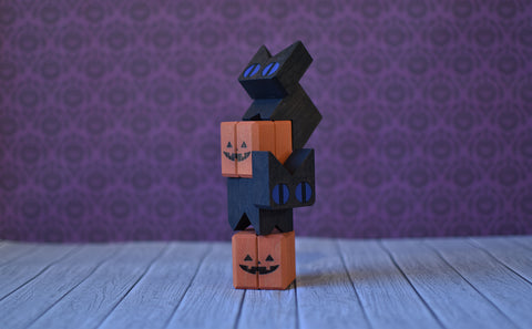 cat block halloween