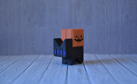 cat block halloween