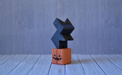 cat block halloween