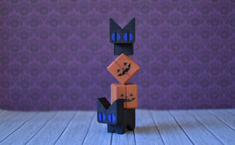 cat block halloween