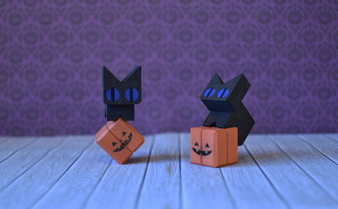 cat block halloween