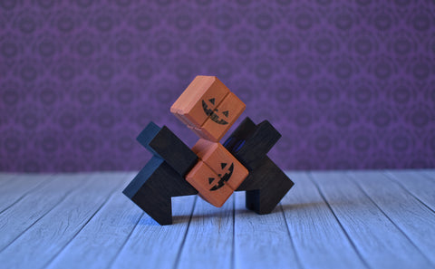 cat block halloween