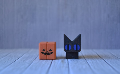 cat block halloween
